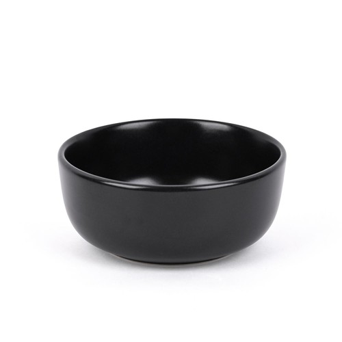 Nutmeg Home Black Stoneware Cereal Bowl