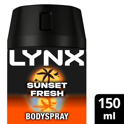 Lynx Body Spray Sunset Fresh   150ml