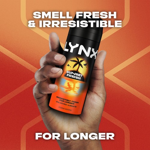 Lynx Body Spray Sunset Fresh   150ml thumbnail 2