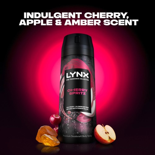 Lynx Cherry Spritz Body Spray    150ml thumbnail 3