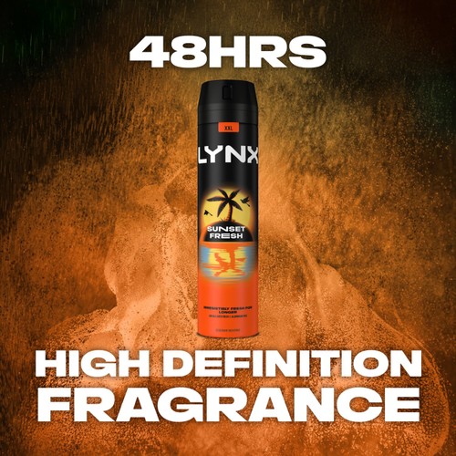 Lynx Body Spray Sunset Fresh   250ml thumbnail 4