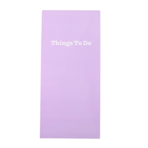 Nutmeg Things To Do List Pad Lilac