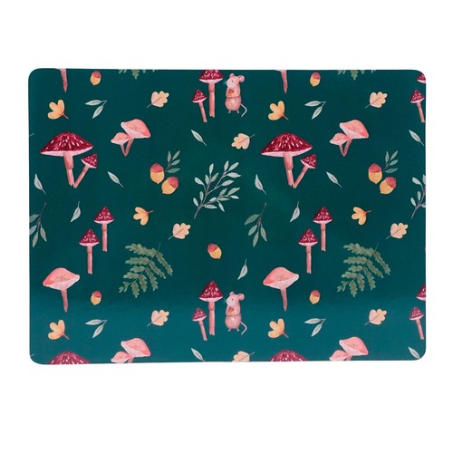 Nutmeg Home Woodland Mouse Cork Back Placemat