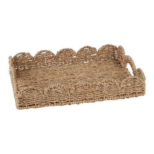 Nutmeg Home Rattan Tray