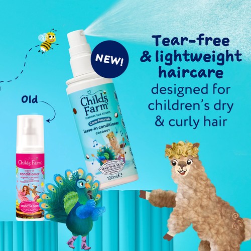 Childs Farm Coco-Nourish Leave-In Conditioner Curl Definer    100ml thumbnail 3