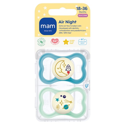 MAM Air Night 18-36m Months 2pk