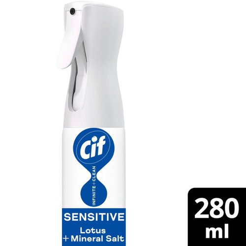 Cif Infinite Clean All in One Spray Sensitive Lotus & Mineral Salt 280ml