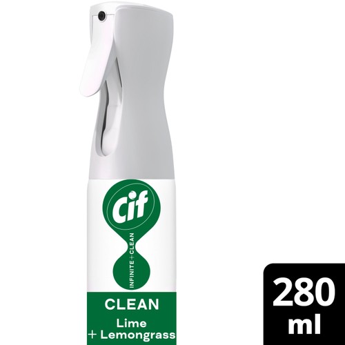 Cif Infinite Clean All in One Cleaner Spray Lime & Lemongrass 280ml