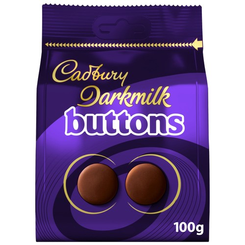 Cadbury Darkmilk Chocolate Buttons Bag