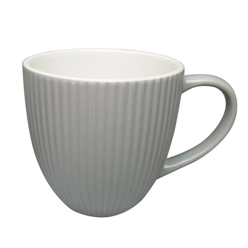 Nutmeg Home Ridged Value Mug Grey