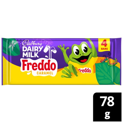 Cadbury Dairy Milk Freddo Caramel Chocolate Bar 4 Pack