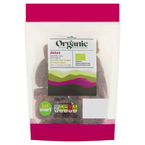 Morrisons Organic Dates 200g thumbnail 2