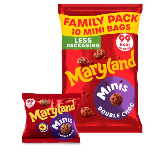 Maryland Cookies Minis Double Chocolate 10 Multipacks