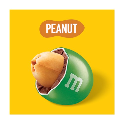 M&M's Crunchy Peanut & Milk Chocolate More To Share Pouch   200g thumbnail 3