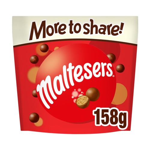 Maltesers Milk Chocolate & Honeycomb Sharing Pouch Bag   158g