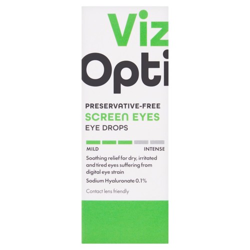 Vizopti Preservative-Free Screen Eyes Eye Drops 10ml