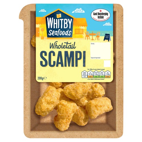 Whitby Seafoods Wholetail Scampi 200g