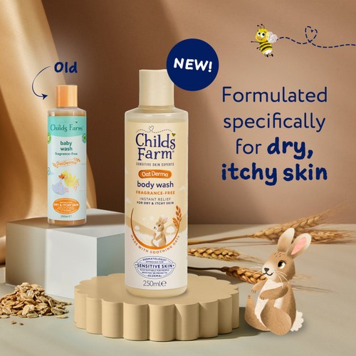 Childs Farm Oatderma Body Wash Fragrance-Free thumbnail 4