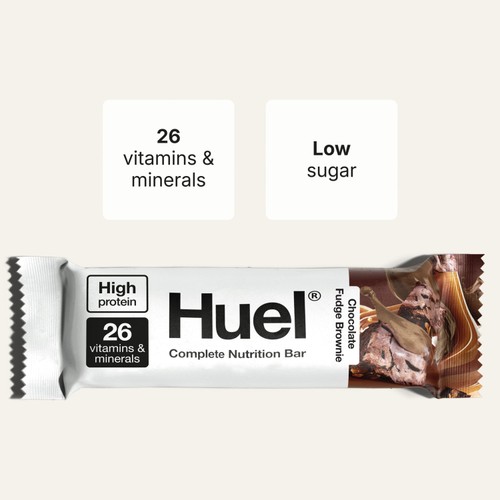 Huel Chocolate Fudge Brownie Complete Nutrition Bar   55g thumbnail 2