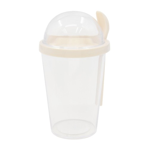 Nutmeg Home Yogurt Pot With Spoon Cream