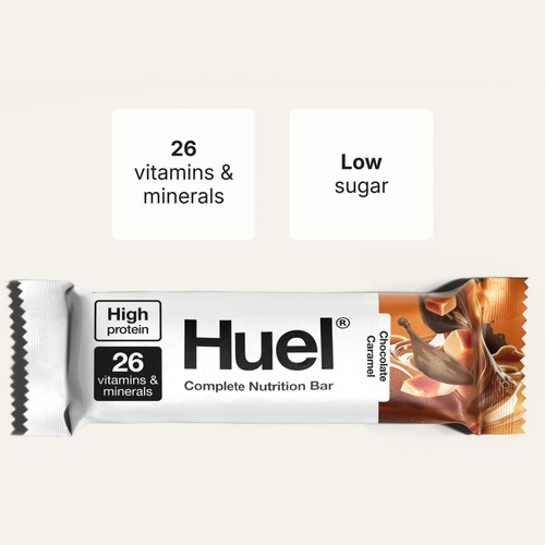 Huel Chocolate Caramel Complete Nutrition Bar   55g thumbnail 2