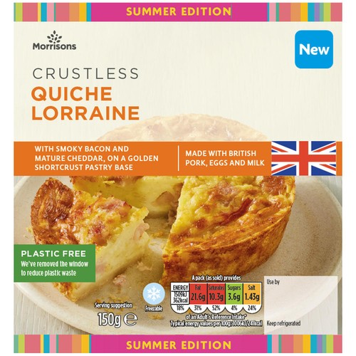 Morrisons Crustless Quiche Lorraine 150g