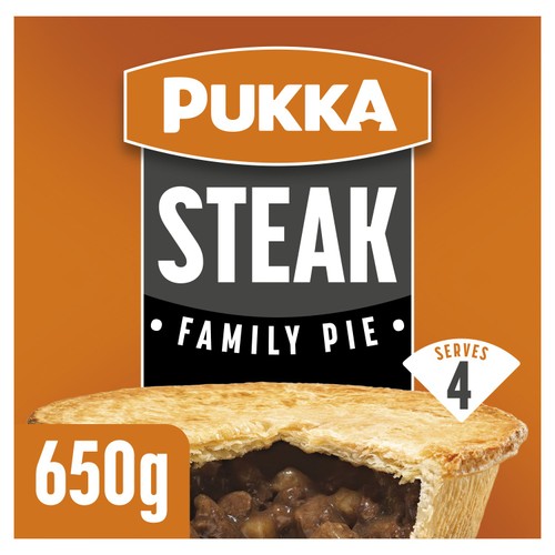 Pukka Steak Family Pie 650g