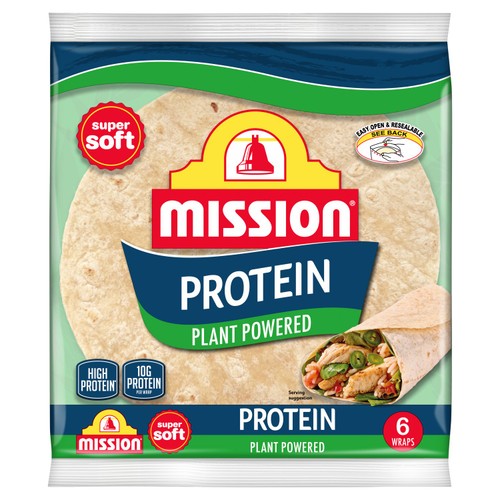 Mission Protein Tortilla Wraps 367g thumbnail 2