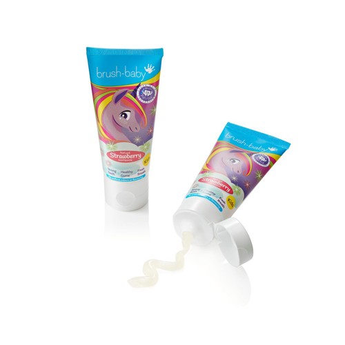 Brush-Baby Natural Strawberry Toothpaste  thumbnail 2