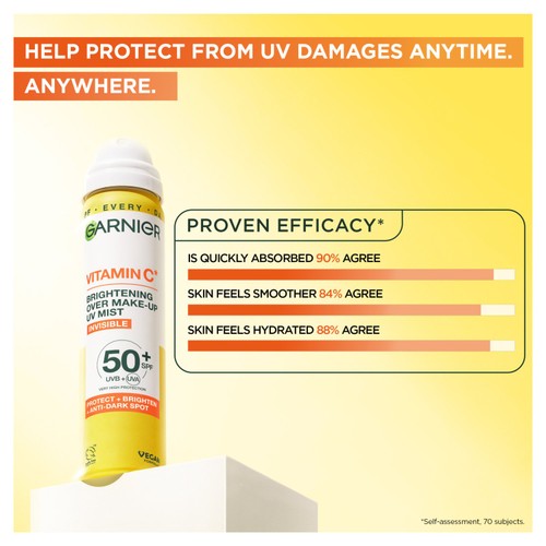 Garnier Vitamin C SPF 50 Spray Mist  thumbnail 2