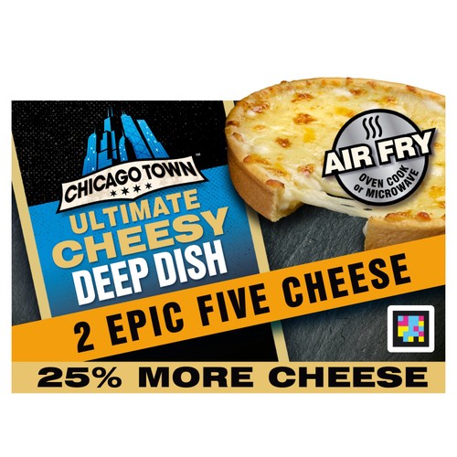 Chicago Town Ultimate Cheesy Deep Dish Epic Five Cheese Pizza