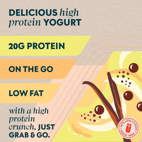 Muller MyProtein High Protein Vanilla Yogurt with Chocolate Balls 180g thumbnail 2