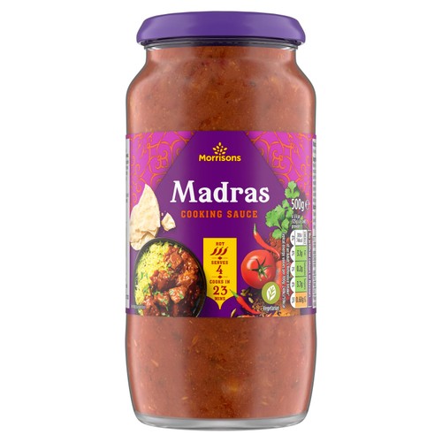 Morrisons Madras Hot Curry Sauce 500g