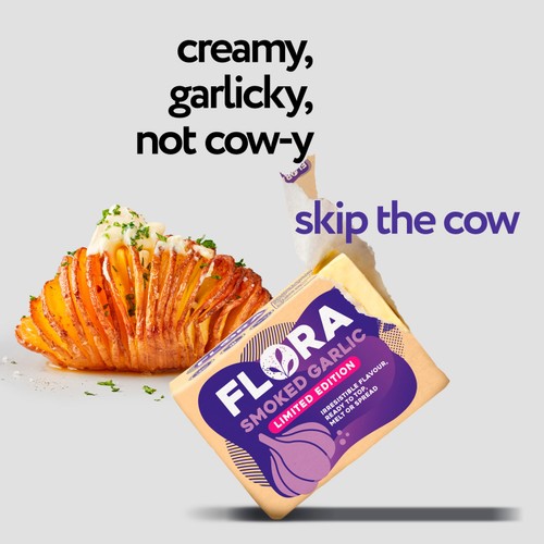 Flora Plant Smoked Garlic Butter Limited Edition 125g thumbnail 3