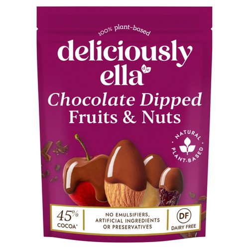 Deliciously Ella Chocolate Dipped Fruit And Nuts 91g