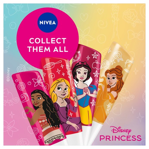 NIVEA Disney Princess Belle Vanilla Cupcake Lip Balm 4.8g thumbnail 3