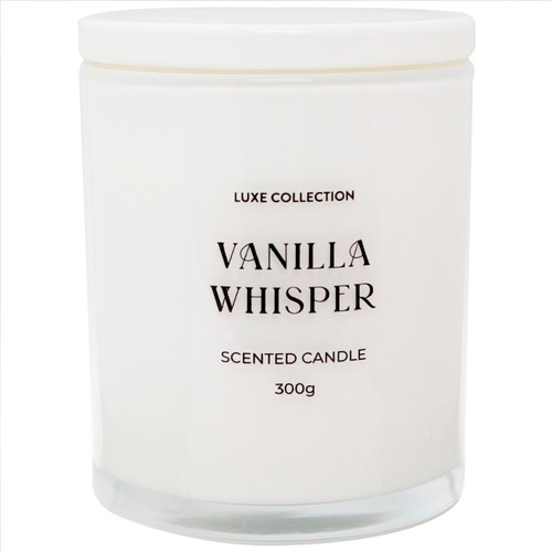 Nutmeg Home Vanilla Whisper Glass Lidded Candle