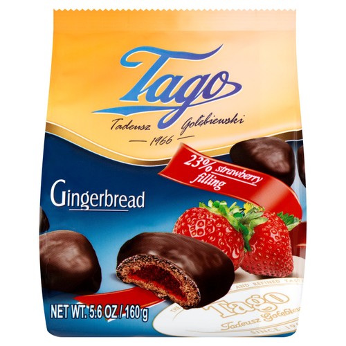 Tago Gingerbread With Strawberry Jam 
