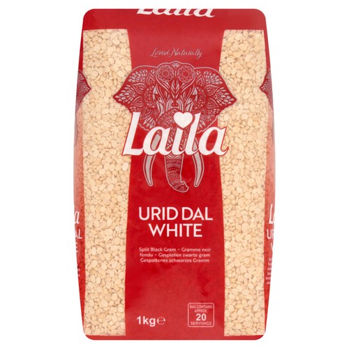 Laila Urid Dal White 