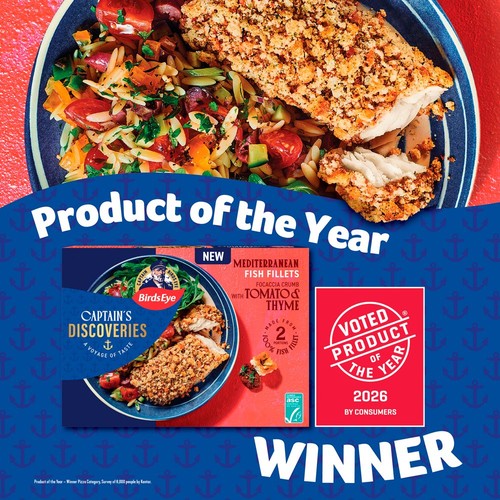Birds Eye 2 Focaccia Crumb Mediterranean Fish Fillets 220g thumbnail 3