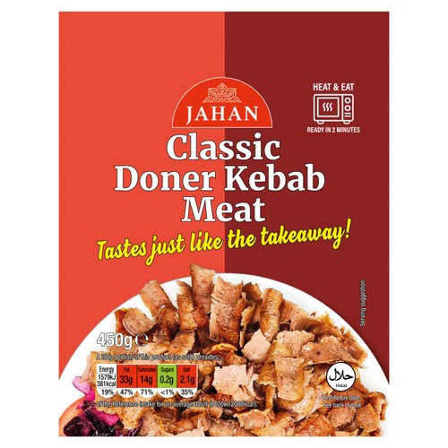 Jahan Classic Takeaway Cooked Sliced Doner Meat