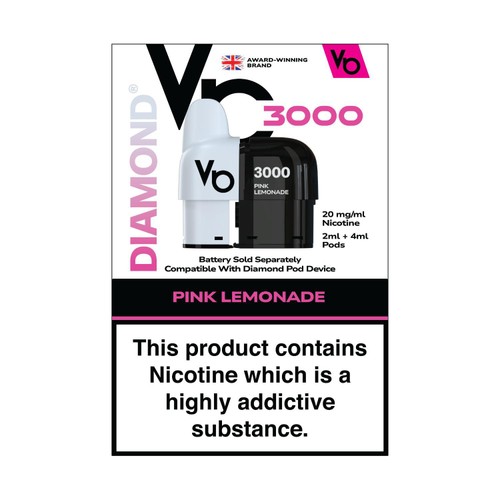 Vapes Bars Diamond 3K Pod Pack Pink Lemonade