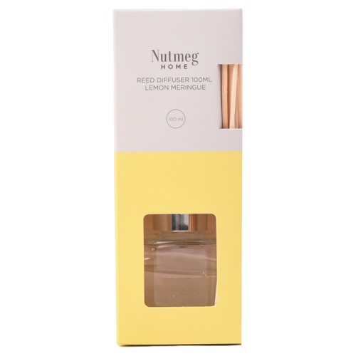Nutmeg Home Reed Diffuser Lemon Meringue 