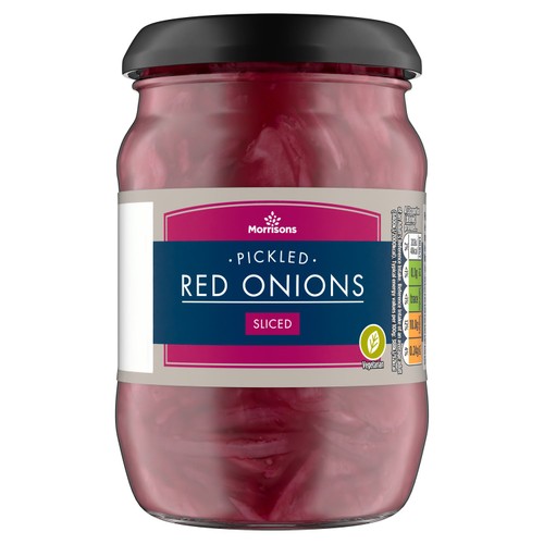 Morrisons Pickled Red Onions Sliced 340g thumbnail 2
