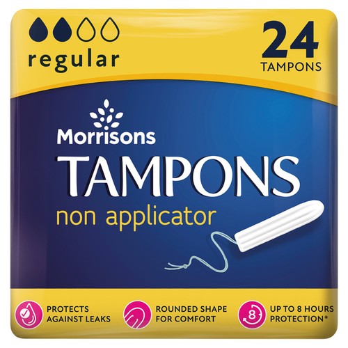 Morrisons Tampons Non-Applicator Regular 