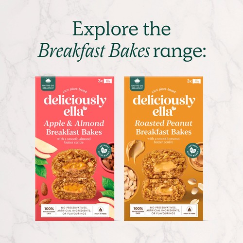 Deliciously Ella Apple & Almond Breakfast Bakes 150g thumbnail 2