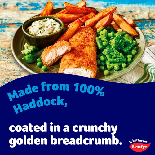 Birds Eye 4 Breaded Haddock Fillets 400g  thumbnail 2