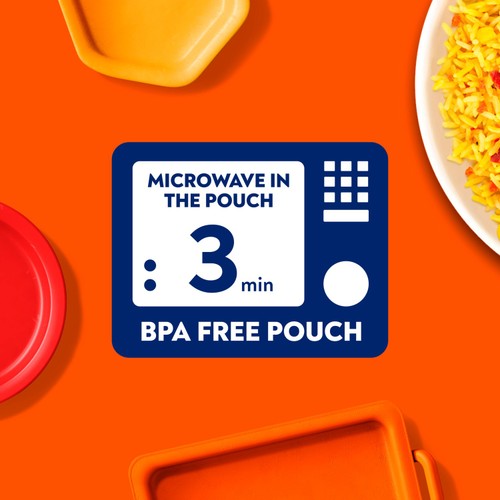 Bens Original Golden Vegetable Microwave Rice Family Pack 450g thumbnail 3