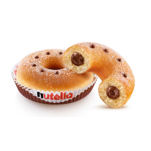 Soft donut filled with Nutella Hazelnut Spread  2 Pack thumbnail 2