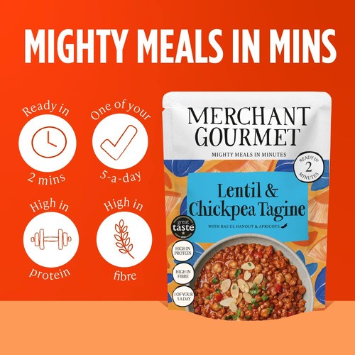 Merchant Gourmet Lentil & Chickpea Tagine 280g thumbnail 5
